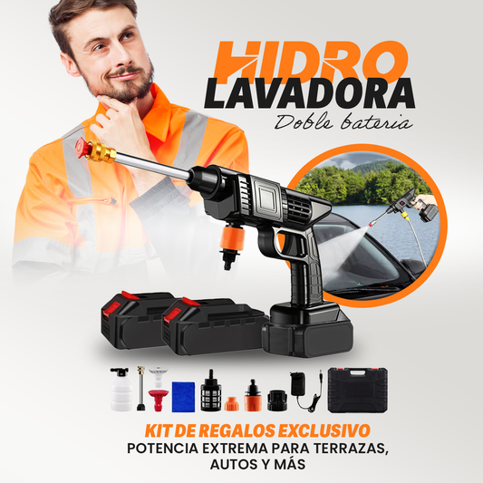 Hidrolavadora DOBLE Bateria Inalámbrica